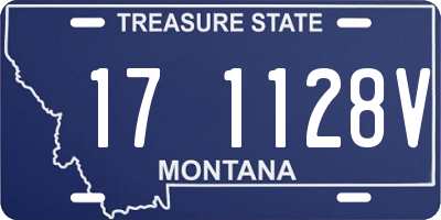 MT license plate 171128V