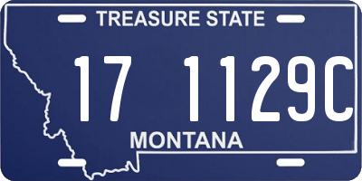MT license plate 171129C