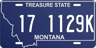 MT license plate 171129K