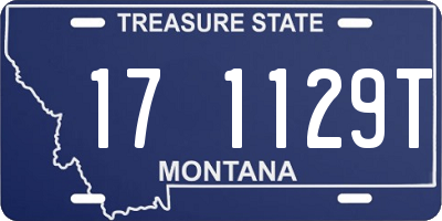 MT license plate 171129T
