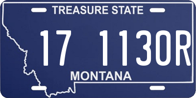 MT license plate 171130R
