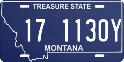 MT license plate 171130Y