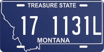 MT license plate 171131L