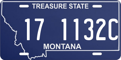 MT license plate 171132C