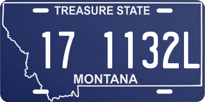 MT license plate 171132L