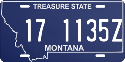 MT license plate 171135Z