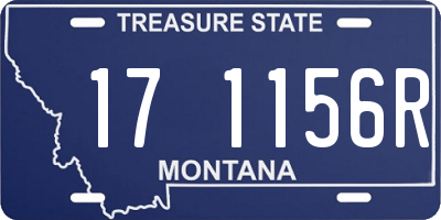 MT license plate 171156R