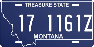 MT license plate 171161Z