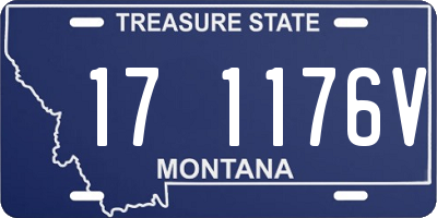 MT license plate 171176V