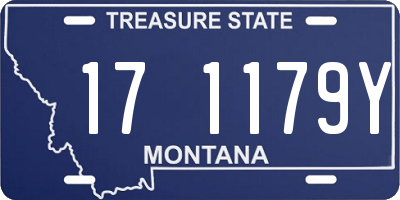 MT license plate 171179Y
