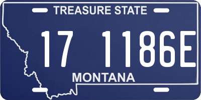 MT license plate 171186E