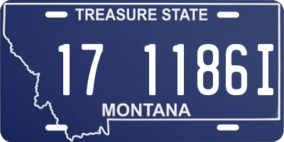 MT license plate 171186I