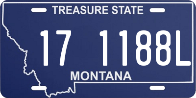 MT license plate 171188L