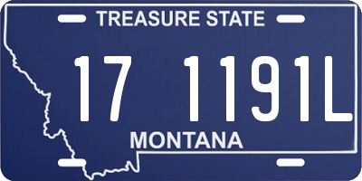 MT license plate 171191L