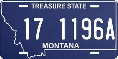 MT license plate 171196A