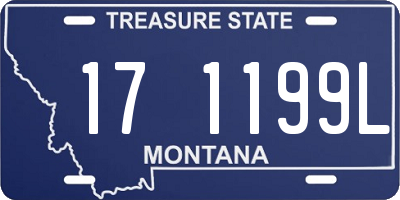 MT license plate 171199L