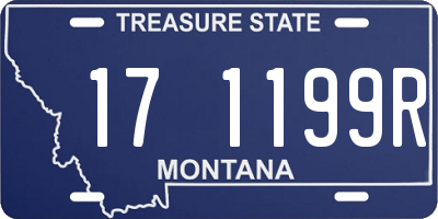 MT license plate 171199R