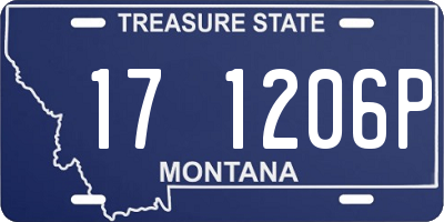 MT license plate 171206P