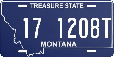 MT license plate 171208T