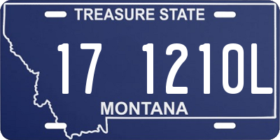 MT license plate 171210L
