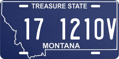 MT license plate 171210V