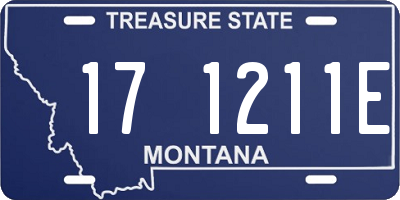 MT license plate 171211E