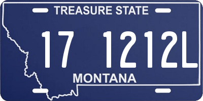 MT license plate 171212L