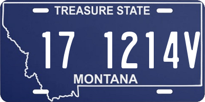 MT license plate 171214V