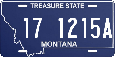 MT license plate 171215A
