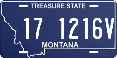 MT license plate 171216V