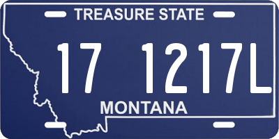 MT license plate 171217L