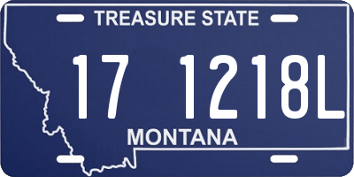MT license plate 171218L
