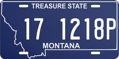 MT license plate 171218P