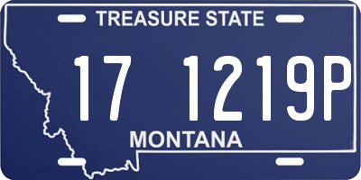 MT license plate 171219P