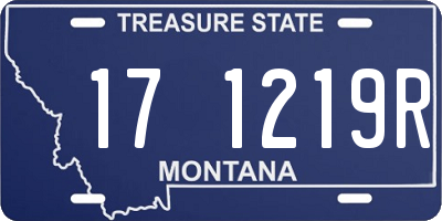 MT license plate 171219R
