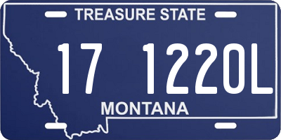 MT license plate 171220L