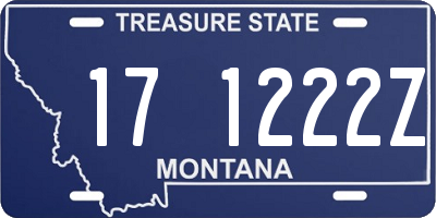 MT license plate 171222Z