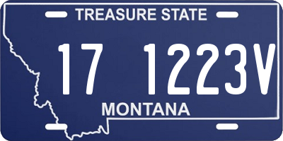MT license plate 171223V