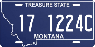 MT license plate 171224C