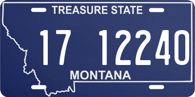 MT license plate 171224O
