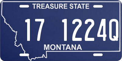 MT license plate 171224Q