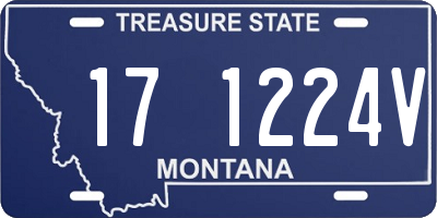 MT license plate 171224V