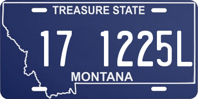 MT license plate 171225L