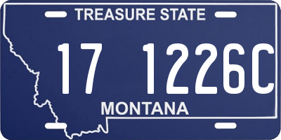 MT license plate 171226C