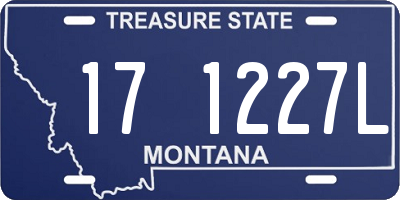 MT license plate 171227L