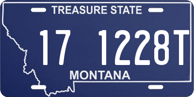 MT license plate 171228T