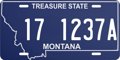 MT license plate 171237A
