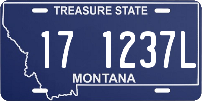 MT license plate 171237L