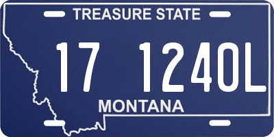 MT license plate 171240L