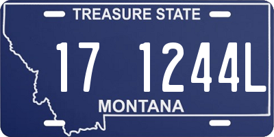 MT license plate 171244L